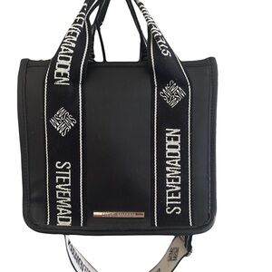 Steve Madden Black Square Handbag